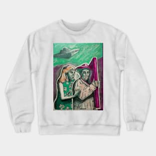 Saint-Tropez UFO Alien Invasion III Crewneck Sweatshirt